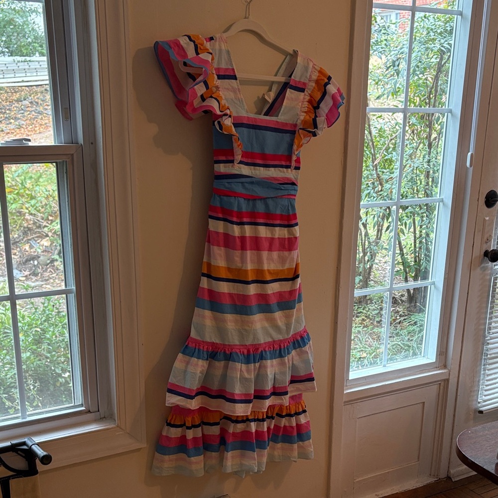 Tracy Reese Multicolor Striped Dress